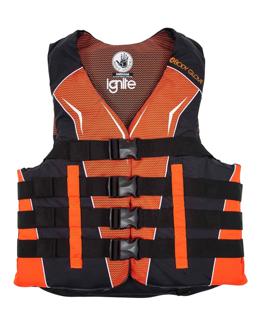 Life Vests SDI Coast Guard Approved | Ignite Type Iii Unisex Nylon Uscga Pfd Orange/Black