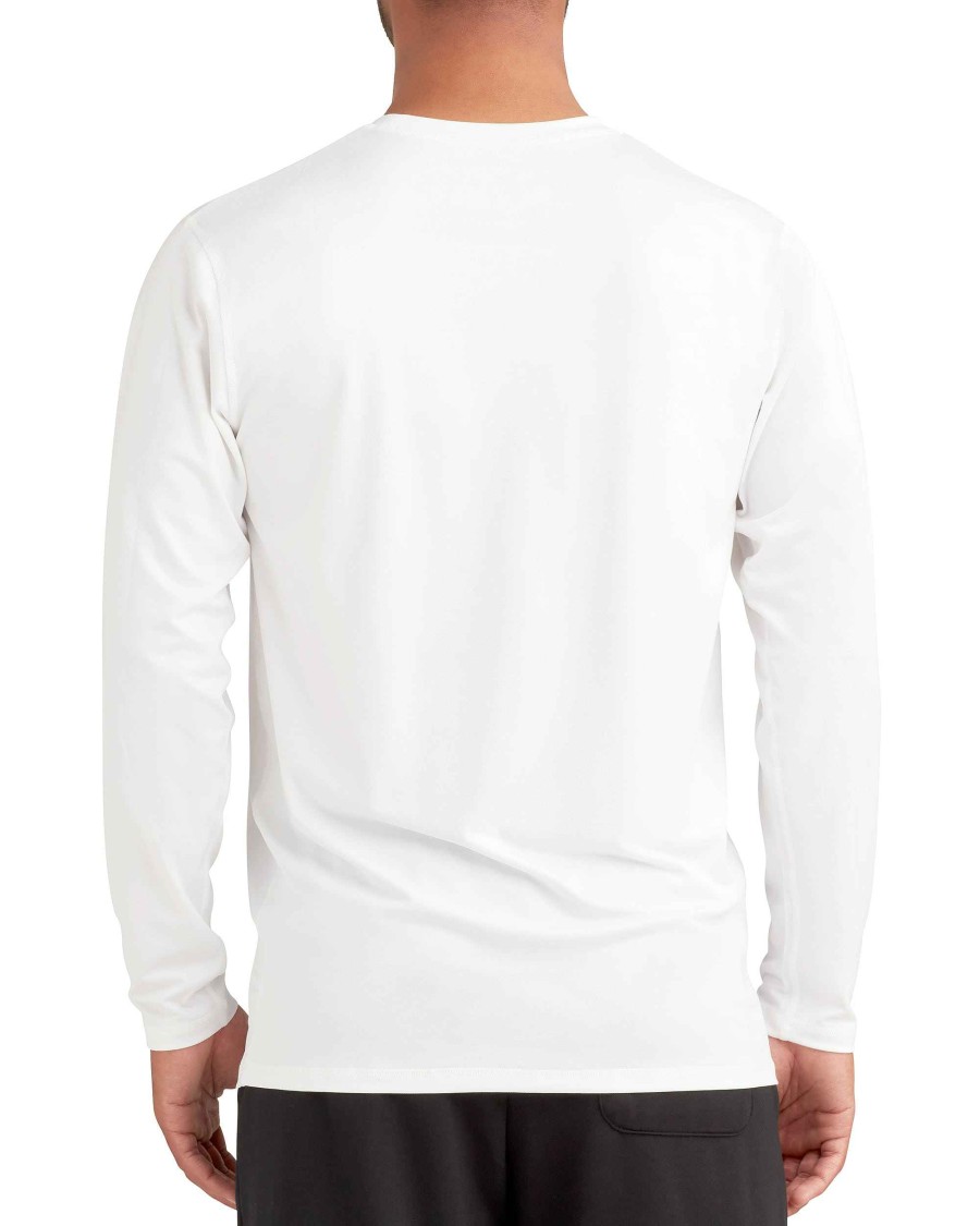 Men Island Daze T-Shirts & Tops | Offshore Pro Upf Long-Sleeve Shirt White