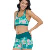 Swimwear SGS Cross-Overs | Flor Nove Equalizer Sports Bra Flor Nove / Sea Mist