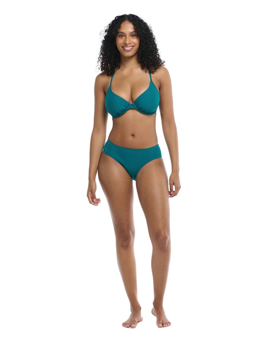 Swimwear SGS D-F Cup Tops | Smoothies Solo D-F Cup Bikini Top Kingfisher