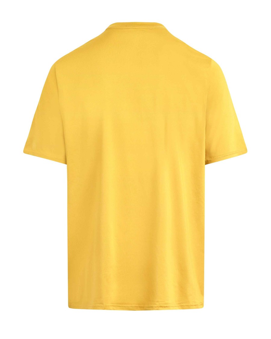 Men Jerry Leigh T-Shirts & Tops | Short-Sleeved Pocket Upf 50+ T-Shirt Mustard