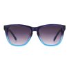 Accessories FGX Sunglasses | Maya Way-Style Frame Sunglasses Navy Crystal