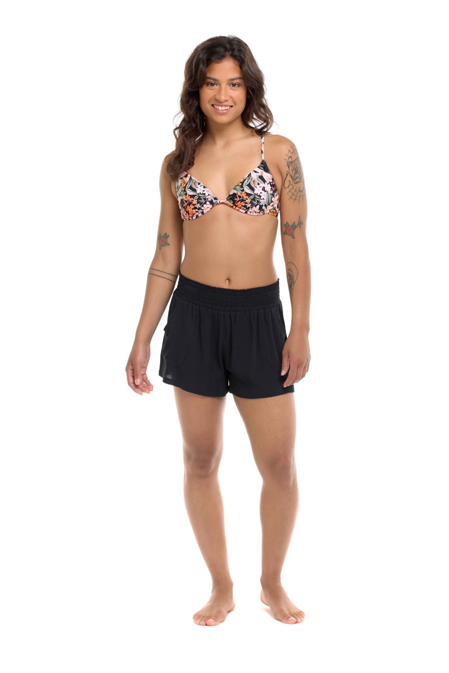 Swimwear SGS Cross-Overs | Violet Short Black