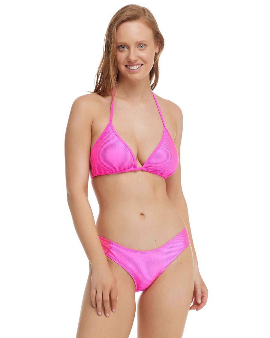 Swimwear SGS D-F Cup Tops | Nifty Dita D-Cup Bikini Top Bubble Gum