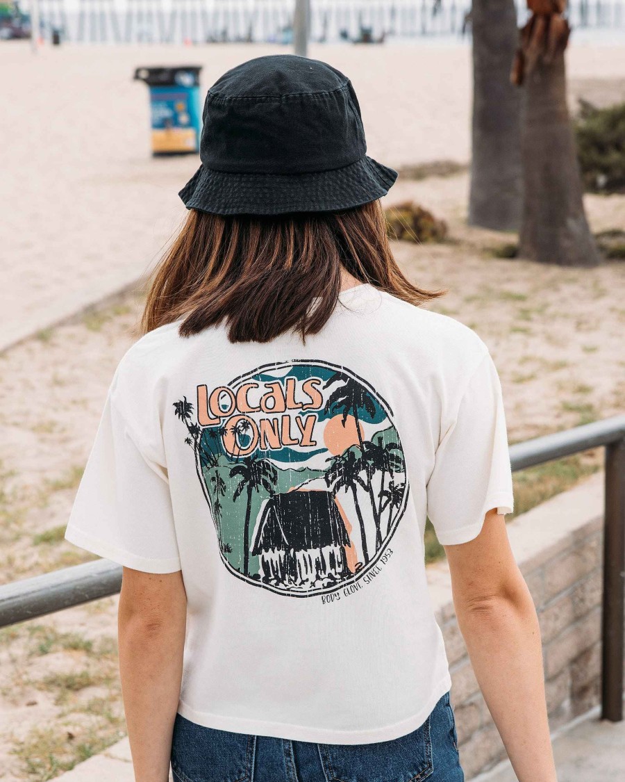 Women Jerry Leigh Tops | Locals Only T-Shirt Cream