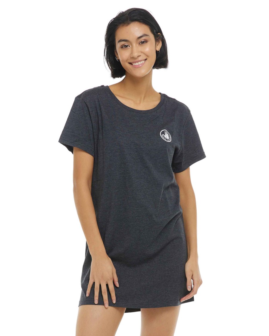 Women SGS Dresses | Brielle T-Shirt Dress Heather Grey