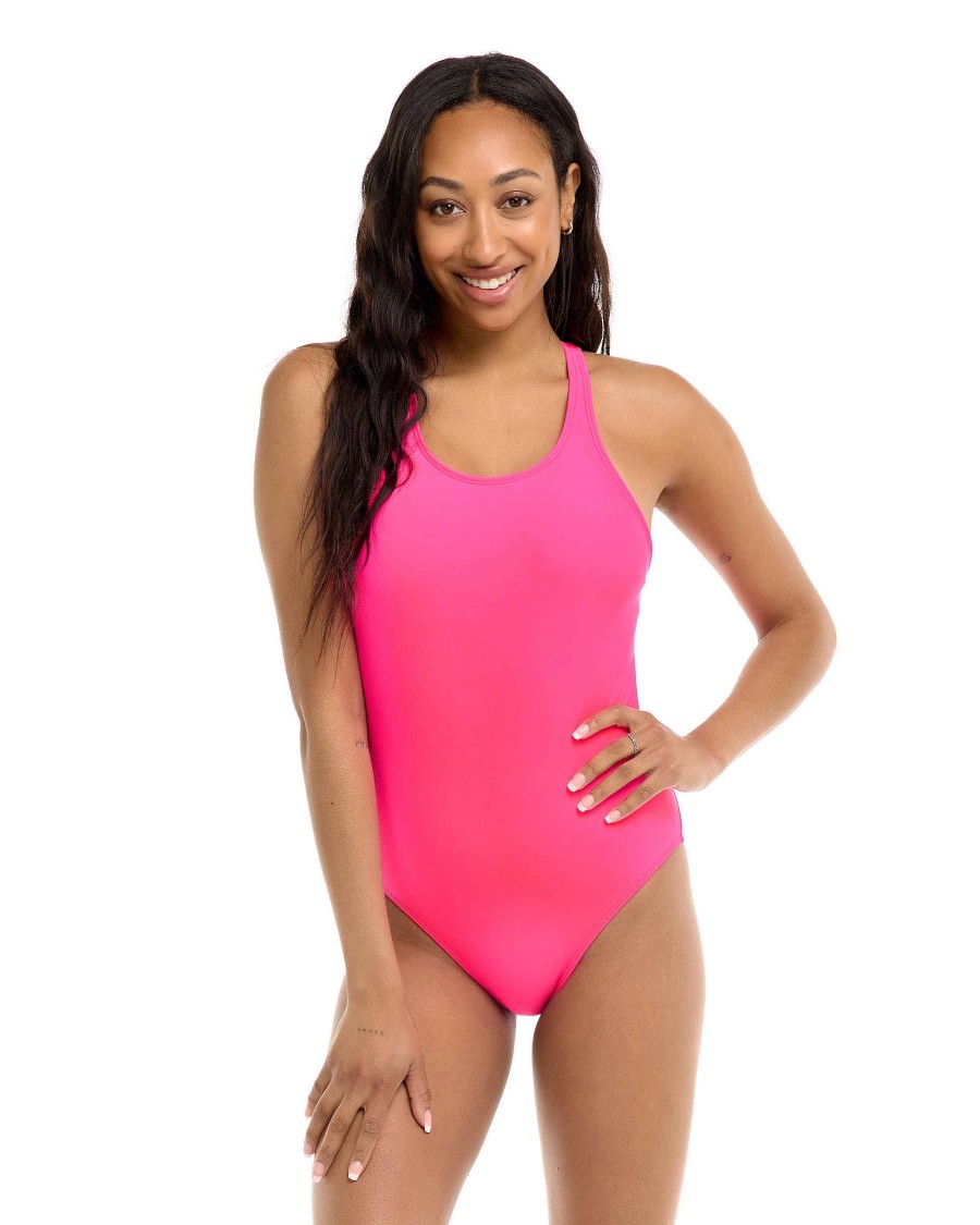 Swimwear SGS Cross-Overs | Smoothies Mylene One-Piece Swimsuit Bubble Gum