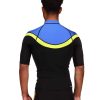 Wetsuits SDI Springsuits | Super Rover Wetsuit Top Blue Lime