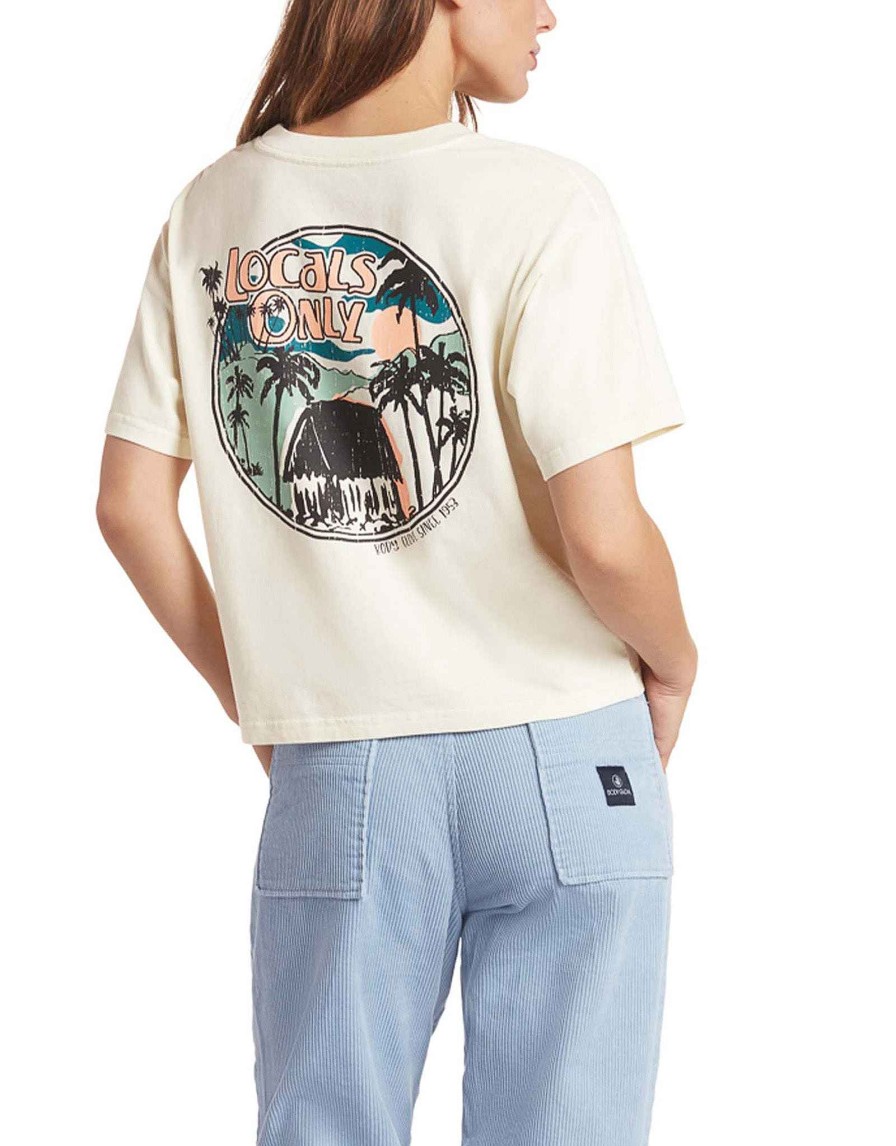 Women Jerry Leigh Tops | Locals Only T-Shirt Cream