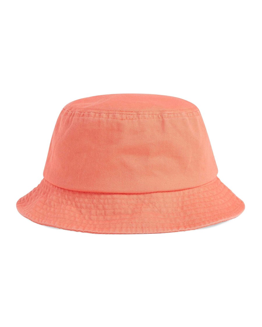 Women Riviera Supply Headwear | Tati X Body Glove Hand Logo Bucket Hat Coral