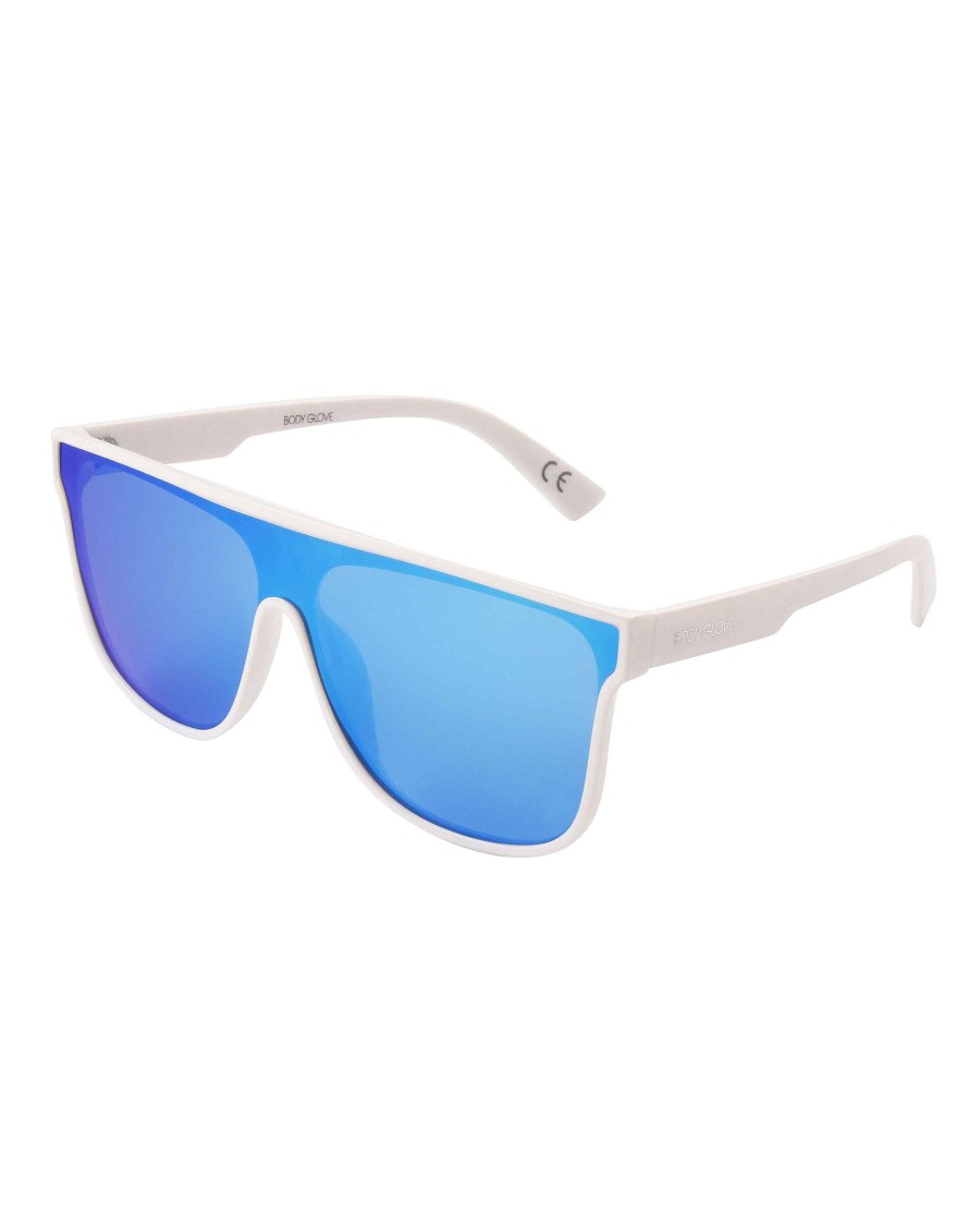 Accessories FGX Sunglasses | Toby Shield Sunglasses White