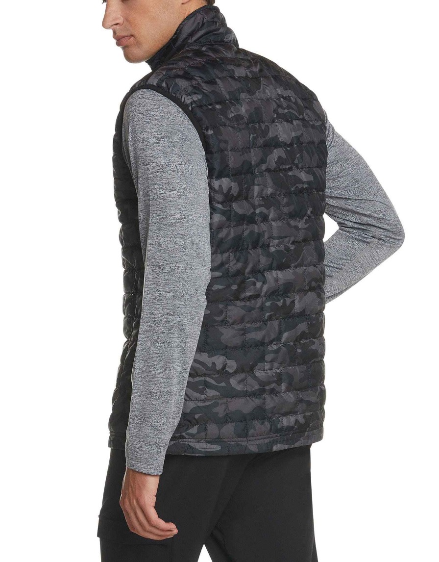 Men Jerry Leigh Hoodies & Jackets | Camo Puffer Vest Midnight Camo