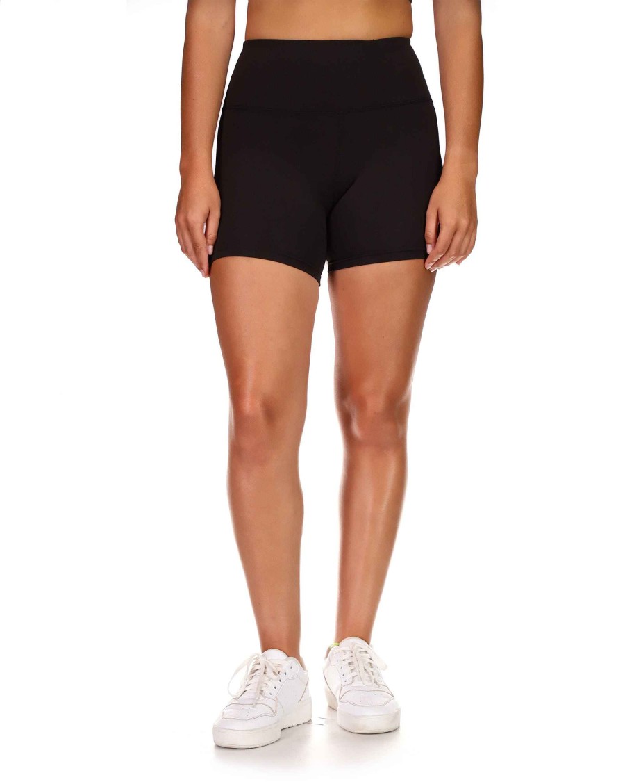 Women S2 Activewear | Dynamic 5" High Rise Athletic Shorts Black