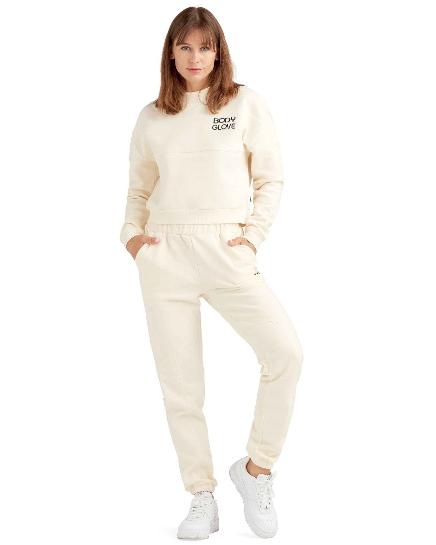 Women Jerry Leigh Sets | Kiss Me Buttercup Joggers Cream