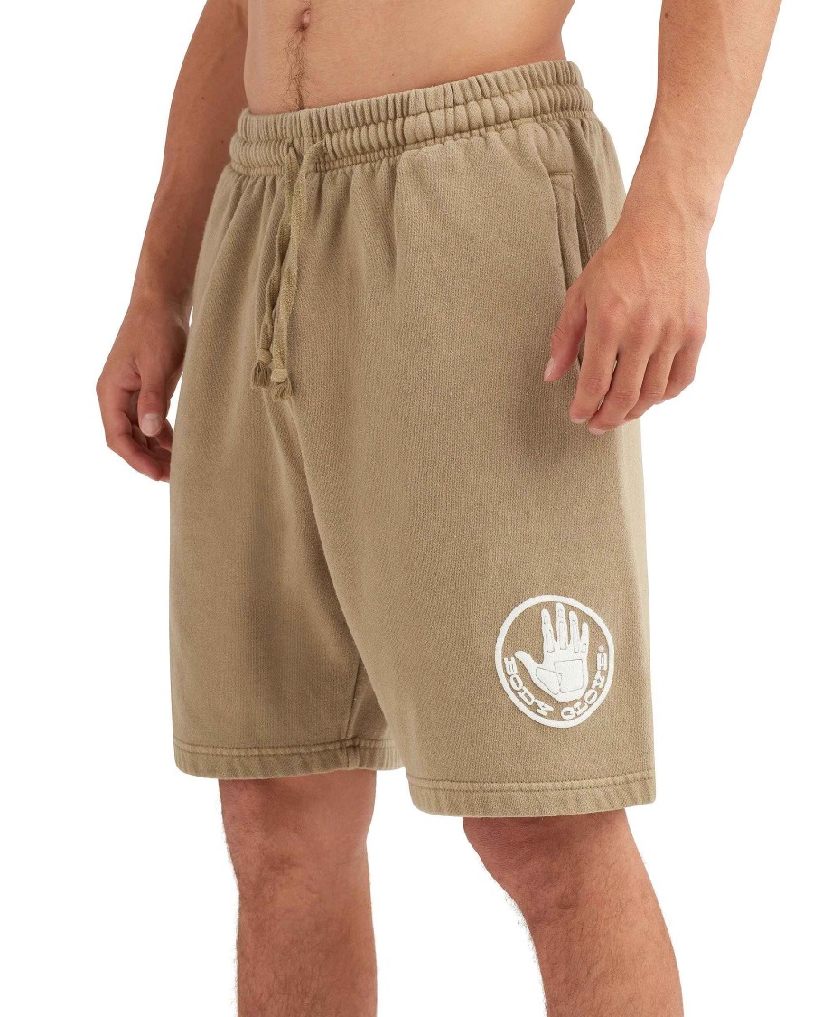 Men Jerry Leigh Shorts | The Jogger Fleece Shorts Sand