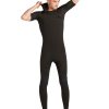 Men SDI Wetsuits | Men'S Variant 2/2Mm Short Arm Chest-Zip Fullsuit Black