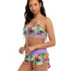 Swimwear SGS Cross-Overs | Aloha Vibes Equalizer Sports Bra - Multi Aloha Vibes Multi