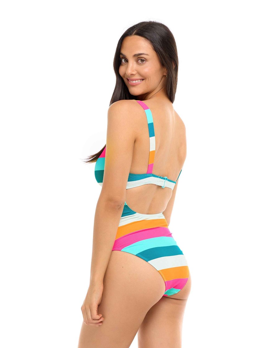 Swimwear SGS Cross-Overs | Free Flow Eli One-Piece Swimsuit- Multi Free Flow Multi