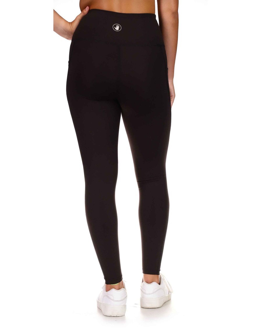 Women S2 Activewear | Yin To My Yang Legging With Mesh Panels Black