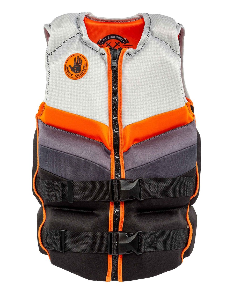 Life Vests SDI Coast Guard Approved | Men'S Overboard Uscga + Tsc Ride Pfd Black/Orange