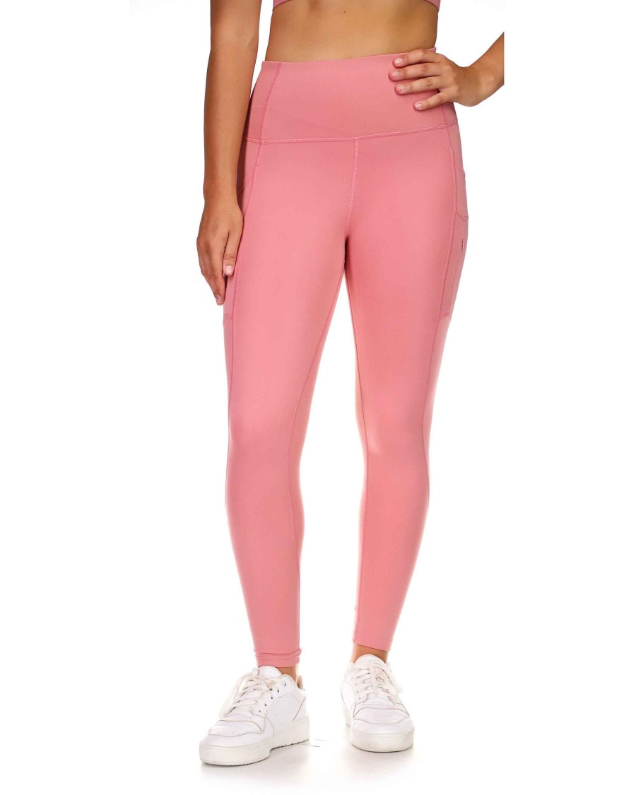 Women S2 Activewear | Breezy 7/8 High-Rise Legging W/ Zippered Pockets Pink