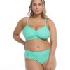 Swimwear SGS Plus Size Swimwear | Smoothies Drew Plus Size Swim Top Sea Mist