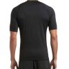 Swimwear Jerry Leigh Rash Guards & Sun Protection | Catalina Upf Short-Sleeve Sun Shirt Black