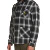 Men Jerry Leigh Hoodies & Jackets | Big Sur Plaid Hooded Shirt Jacket - Black/White Black-White Plaid