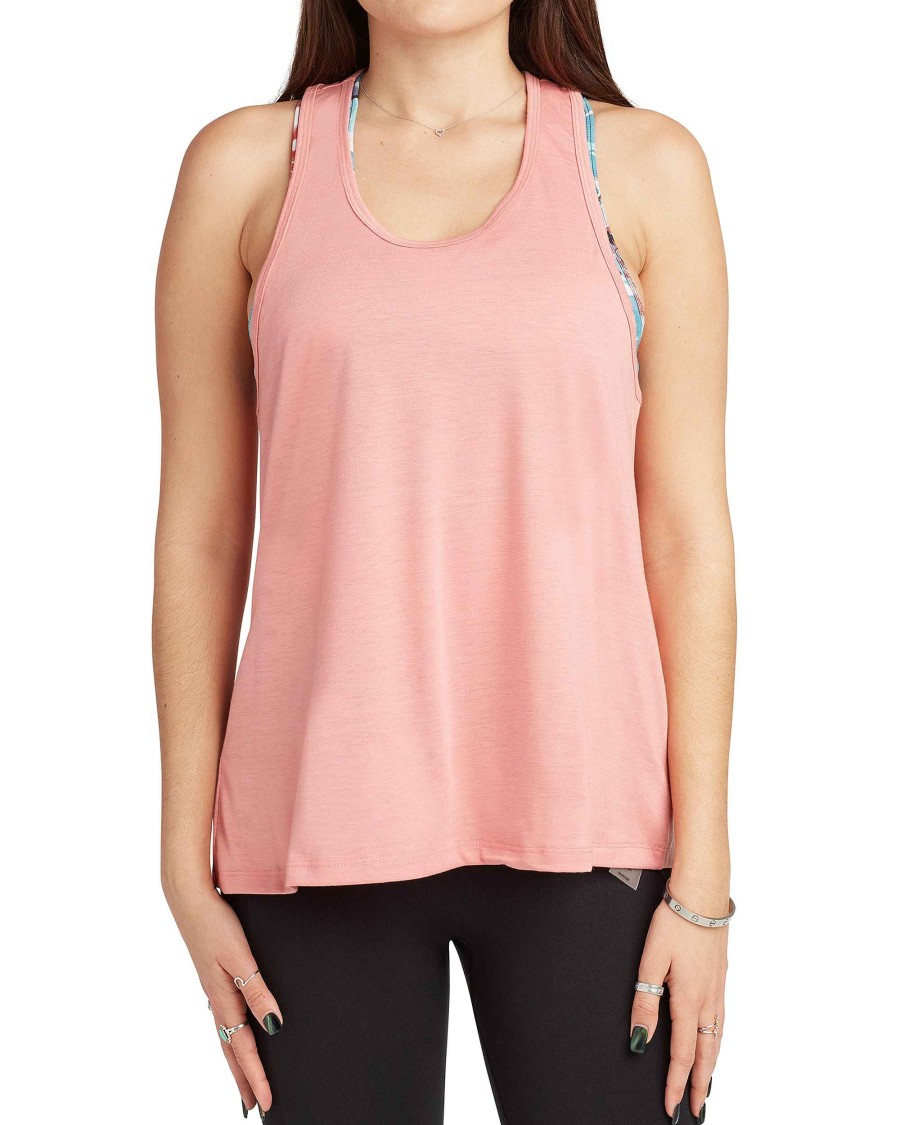 Women S2 Activewear | Inhale Racerback Tank Top Peach