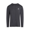 Men Island Daze T-Shirts & Tops | Offshore Upf Long-Sleeve Sun Shirt Heather Charcoal