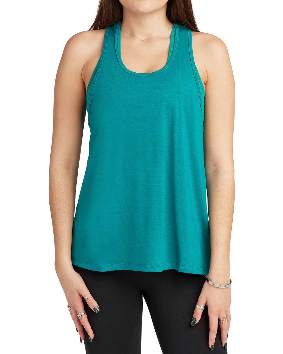 Women S2 Activewear | Inhale Racerback Tank Top Green