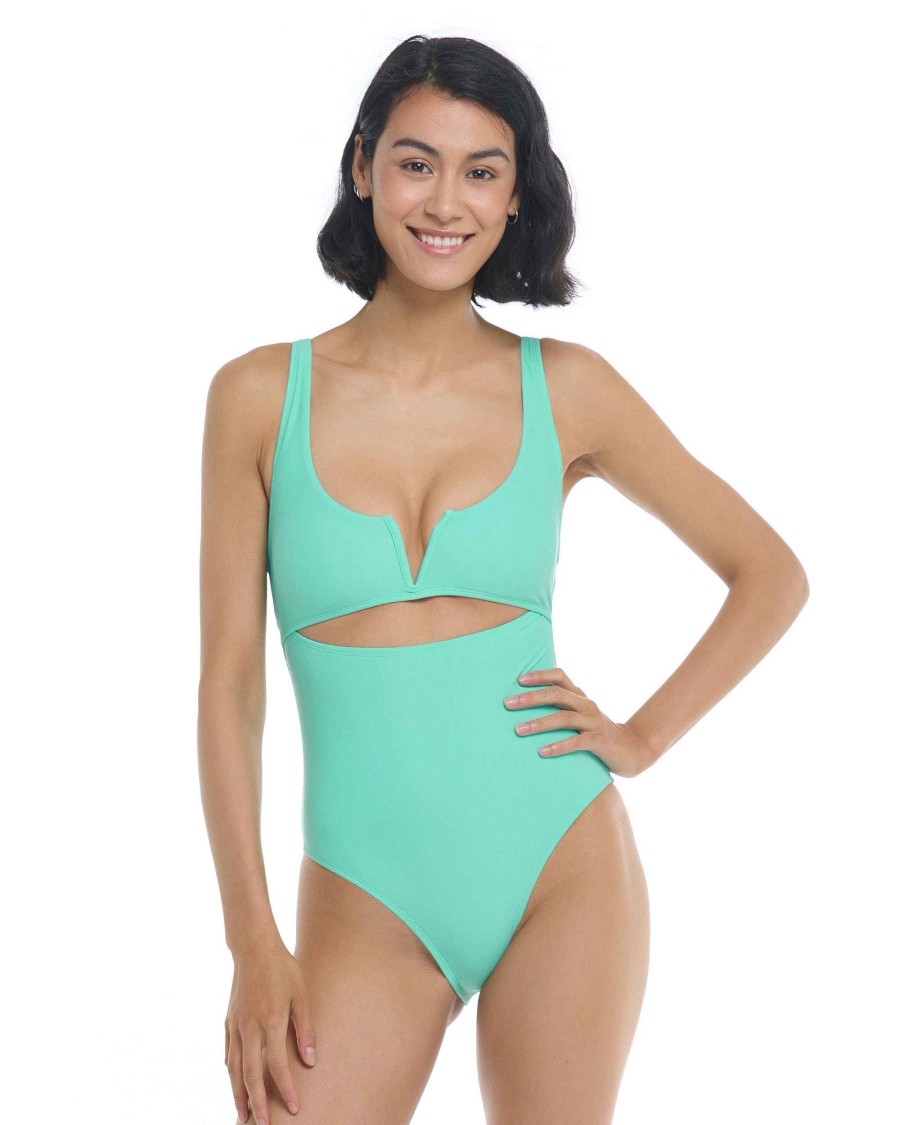 Swimwear SGS One-Pieces | Smoothies Eli One-Piece Swimsuit Sea Mist