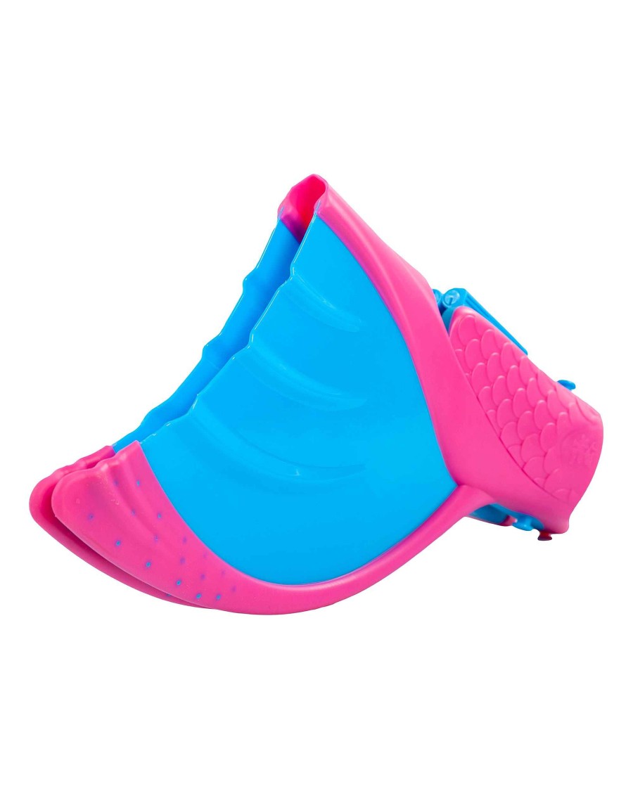 Accessories SDI Mermaid Fins & Tails | Kid'S Mermaid Linden Foldable Travel Monofin- Pink/Blue Pink Blue