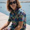 Men Island Daze Button Up Shirts | Yinger Button-Up Shirt Charcoal