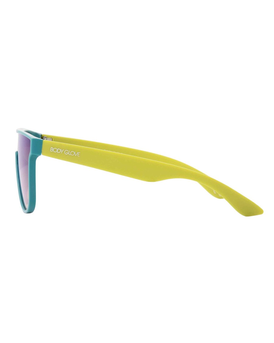 Accessories FGX Sunglasses | Toby Shield-Shaped Sunglasses Teal