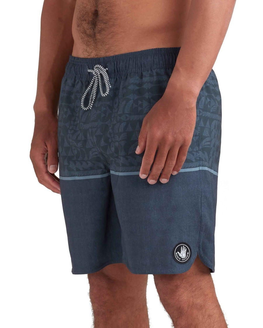 Swimwear Island Daze Boardshorts | Island Dreams 18" Swim Shorts Charcoal