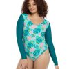 Swimwear SGS One-Pieces | Flor Nove Chloe One-Piece Swimsuit Flor Nove / Sea Mist