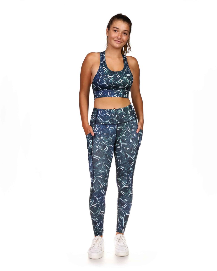 Women S2 Activewear | Strike A Pose Sports Bra Jungle Green