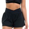 Women SGS Activewear | Cozumel Vapor Boardshort Black