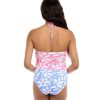 Swimwear SGS Cross-Overs | Petals Julia One-Piece Swimsuit - Periwinkle Petals Periwinkle