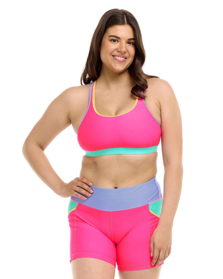 Swimwear SGS Cross-Overs | Vibration Equalizer Sports Bra Bubble Gum