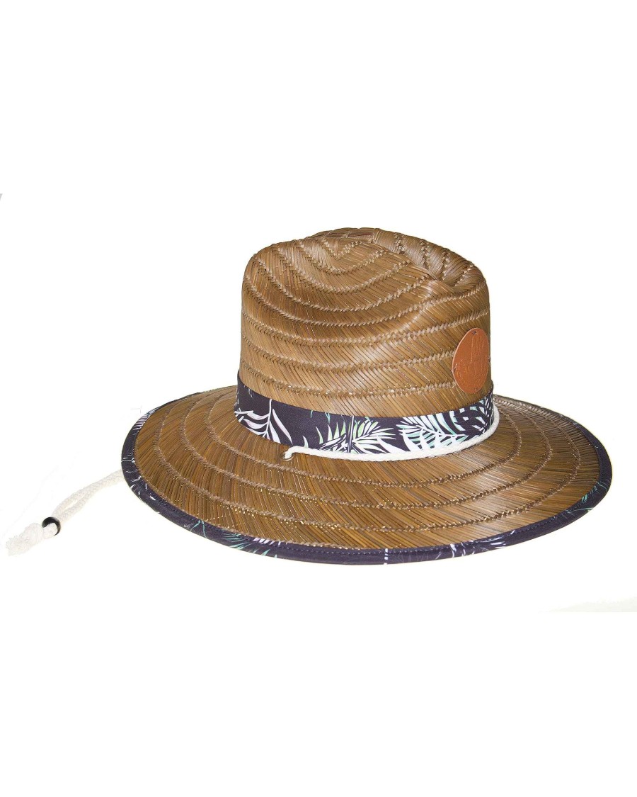 Accessories FGX | Genuine Straw Lifeguard Hat Multi Palm