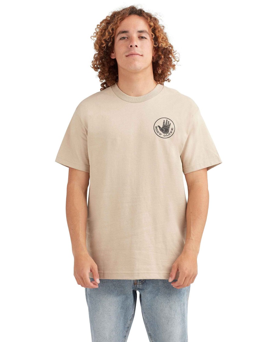 Men Jerry Leigh T-Shirts & Tops | Heritage Short-Sleeved T-Shirt Sand