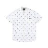 Men Island Daze Button Up Shirts | Tropic Trip Button-Up Shirt White