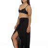 Women SGS Bottoms | Playful Lena Cover-Up Skirt Black