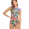 Swimwear SGS Cross-Overs | Aloha Vibes Stand Up One-Piece Swimsuit - Multi Aloha Vibes Multi