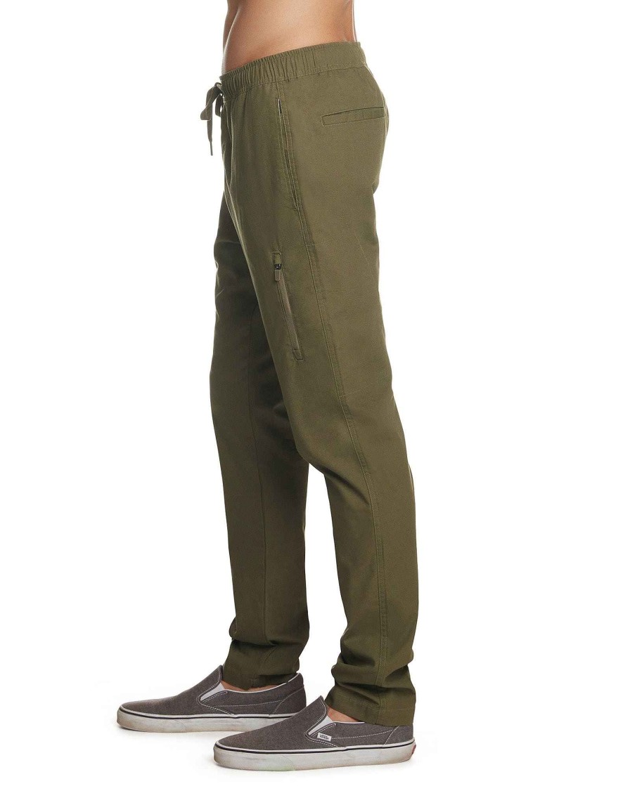 Men Jerry Leigh Pants | Explorin' Freely Pant Green Military