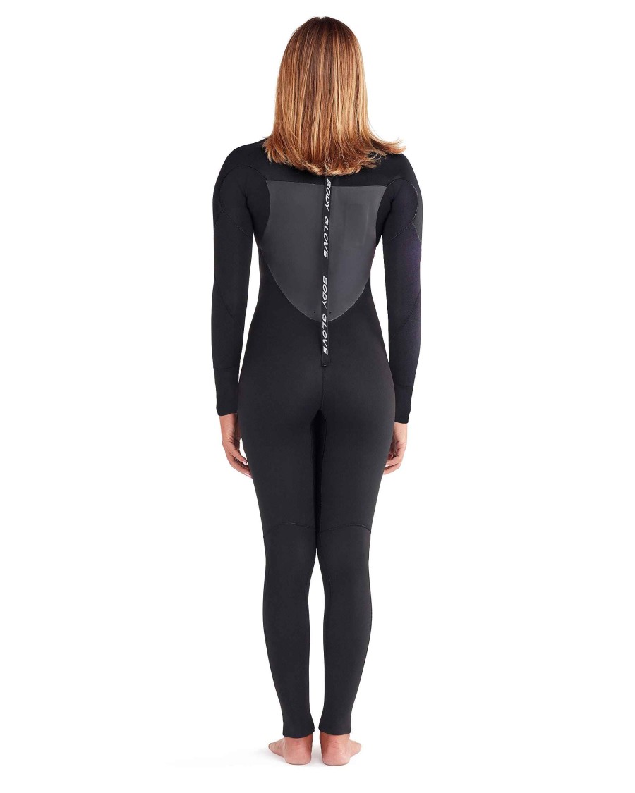 Women SDI Wetsuits | Eos 4/3Mm Back-Zip Women'S Fullsuit Black