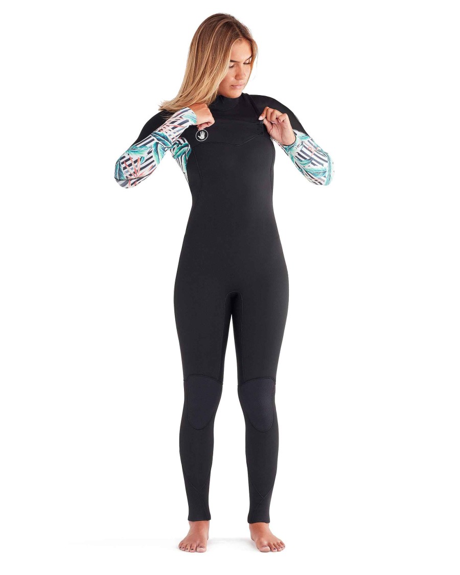 Wetsuits SDI Fullsuits | Stellar 3/2Mm Women'S Chest Zip Fullsuit Samao