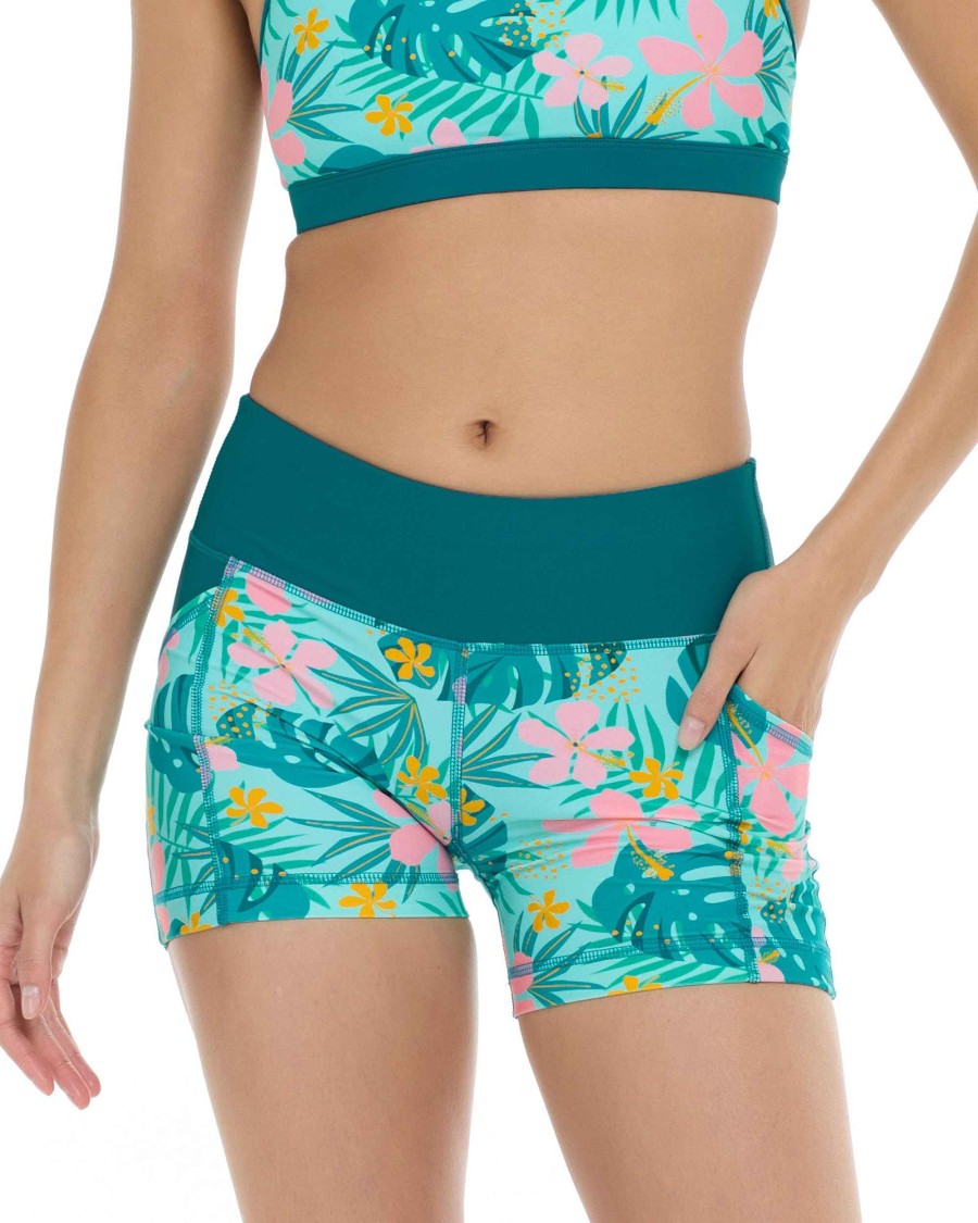 Women SGS Bottoms | Flor Nove Splash Short Flor Nove / Sea Mist